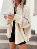 Amsoin Loose Irregular Pocket Tops