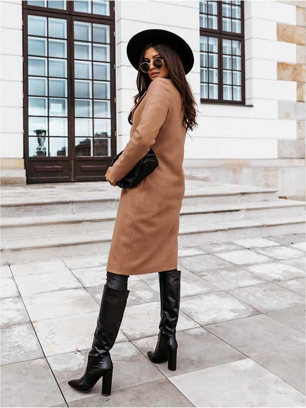 Amsoin Popular Long Style Overcoat