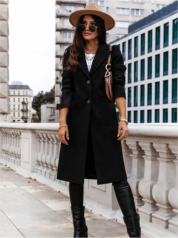 Amsoin Popular Long Style Overcoat