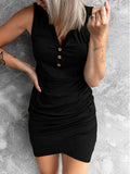 Amsoin Vest Slim Skirt