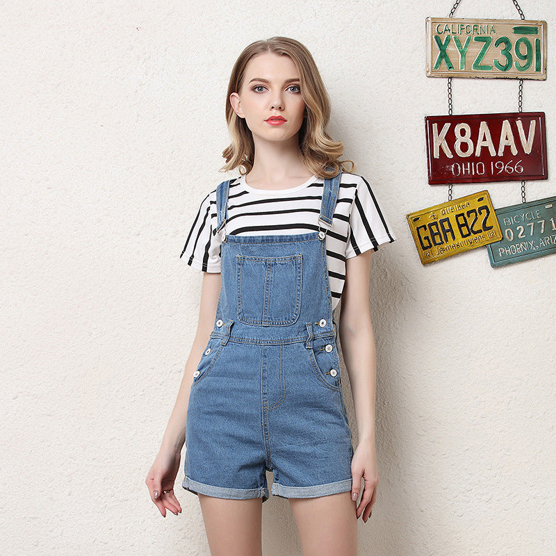 Amsoin New Denim Jumpsuits
