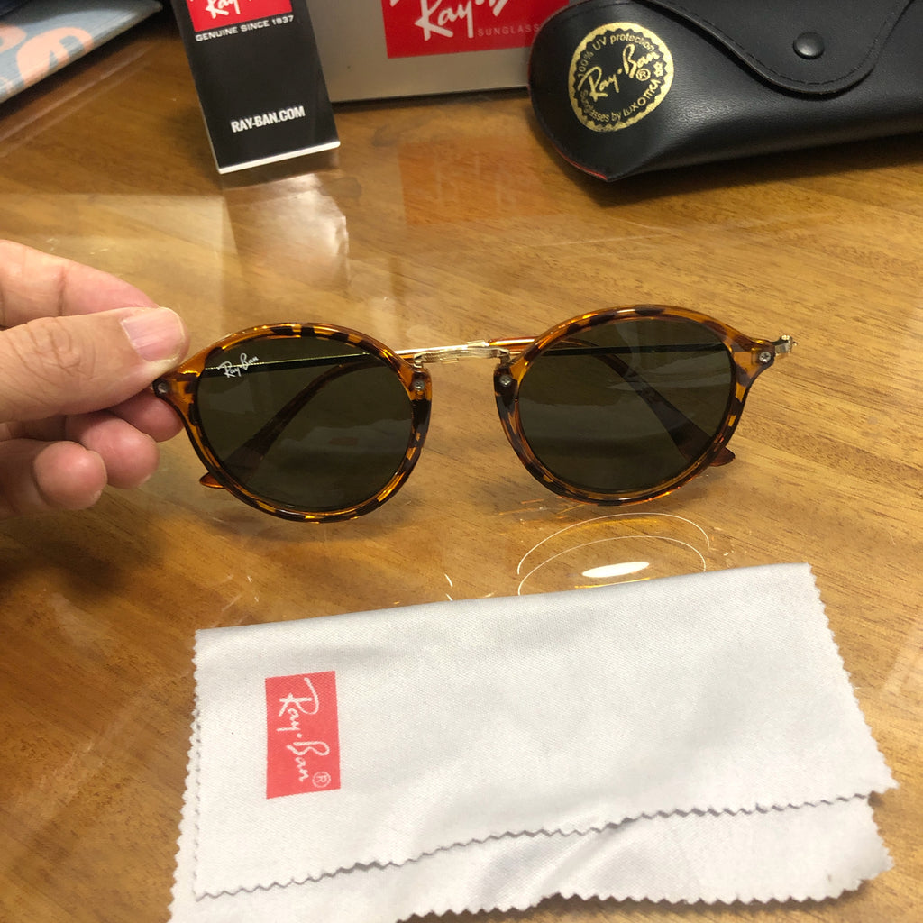 Unisex  polarized  ray-ban rb2447 round sunglasses