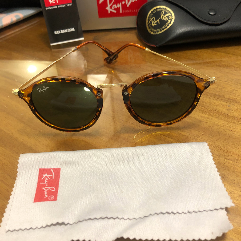 Unisex  polarized  ray-ban rb2447 round sunglasses