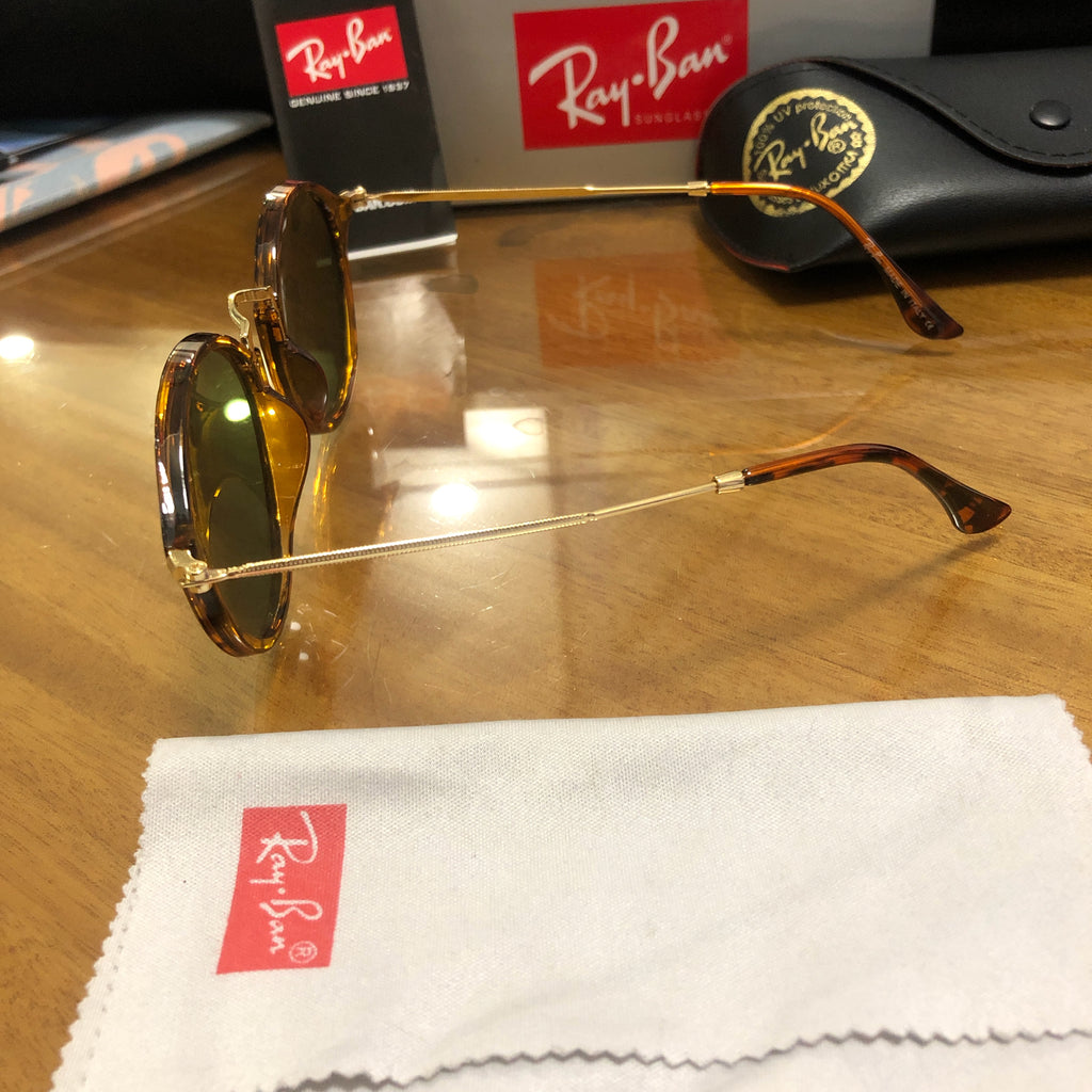 Unisex  polarized  ray-ban rb2447 round sunglasses