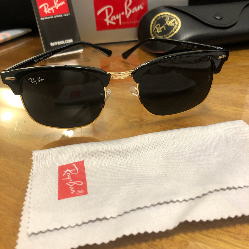Unisex polarized ray ban rb3016 clubmaster polarized