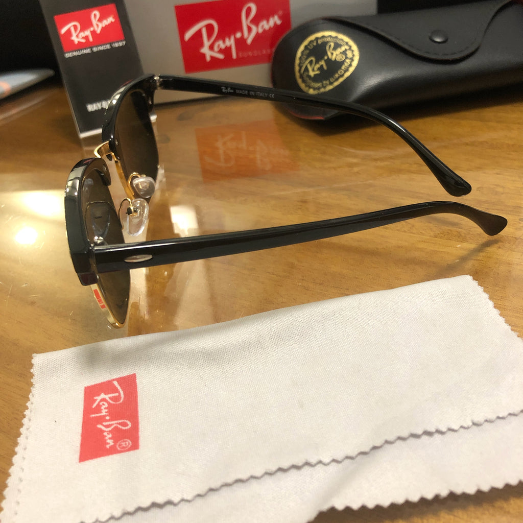 Unisex polarized ray ban rb3016 clubmaster polarized