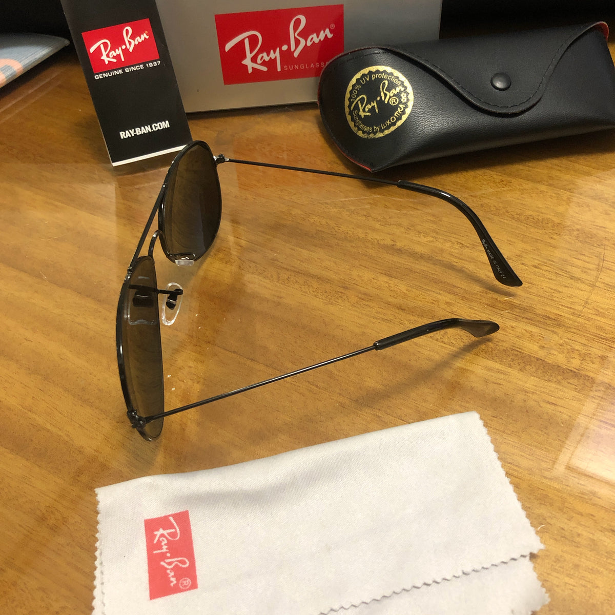 Unisex polarized  Ray-Ban RB3025 Aviator Sunglasses