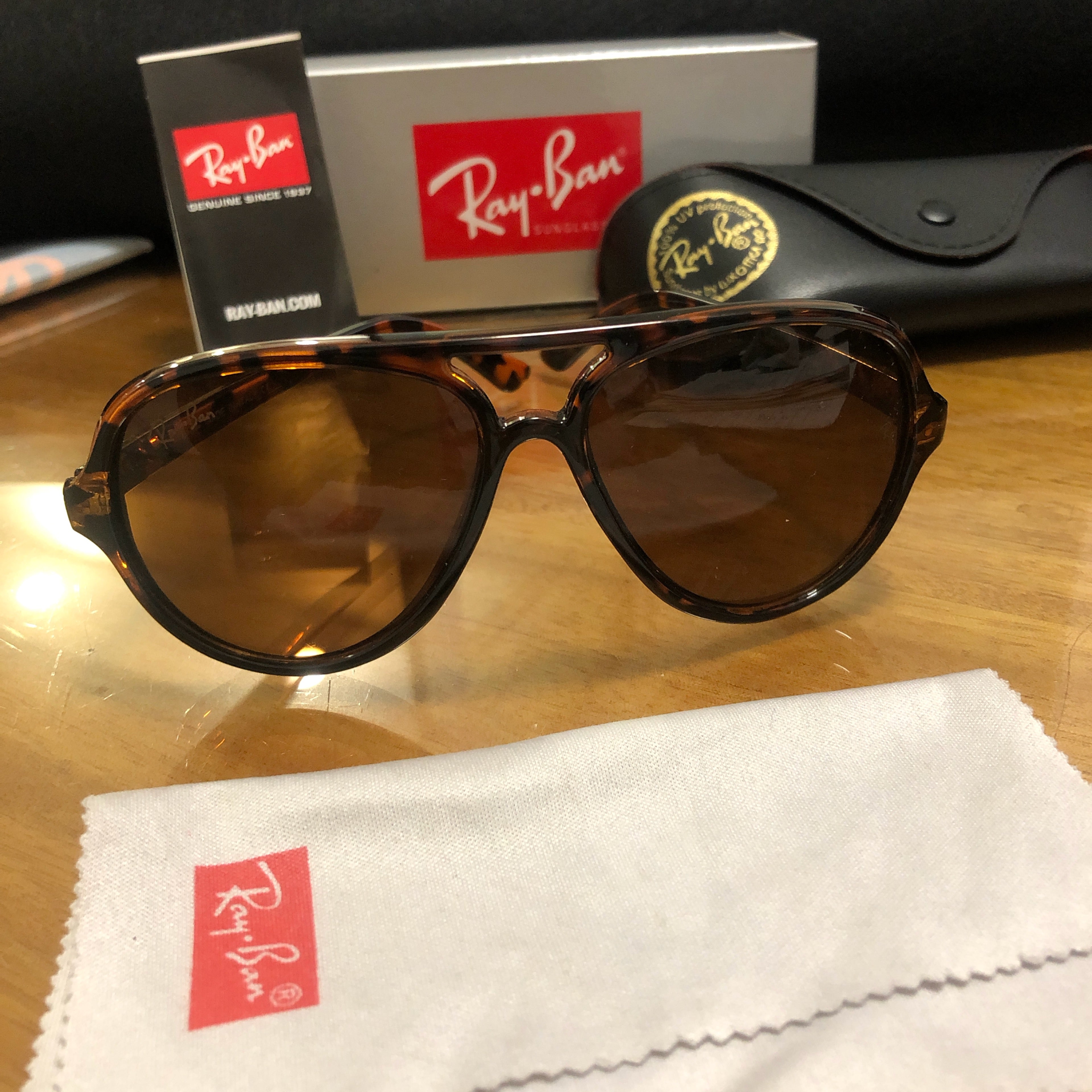 Sunglasse Unisex  polarized  Ray- Cats 5000 RB4125  Aviator