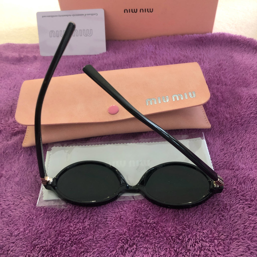 Sunglasses New MIU MIU MU04ZS VAU50D Honey Havana/Bordeaux