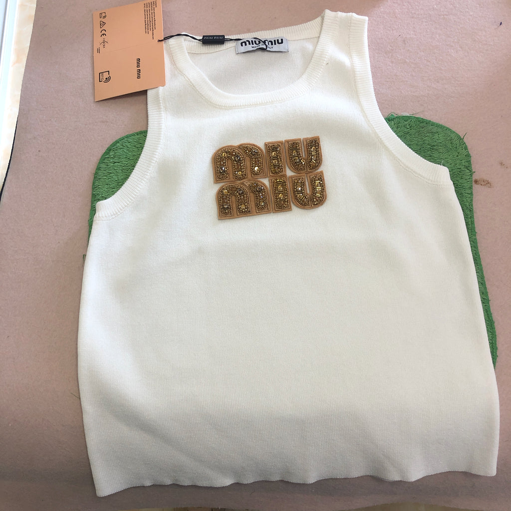 Fashion tank top miu miu and T-shirts