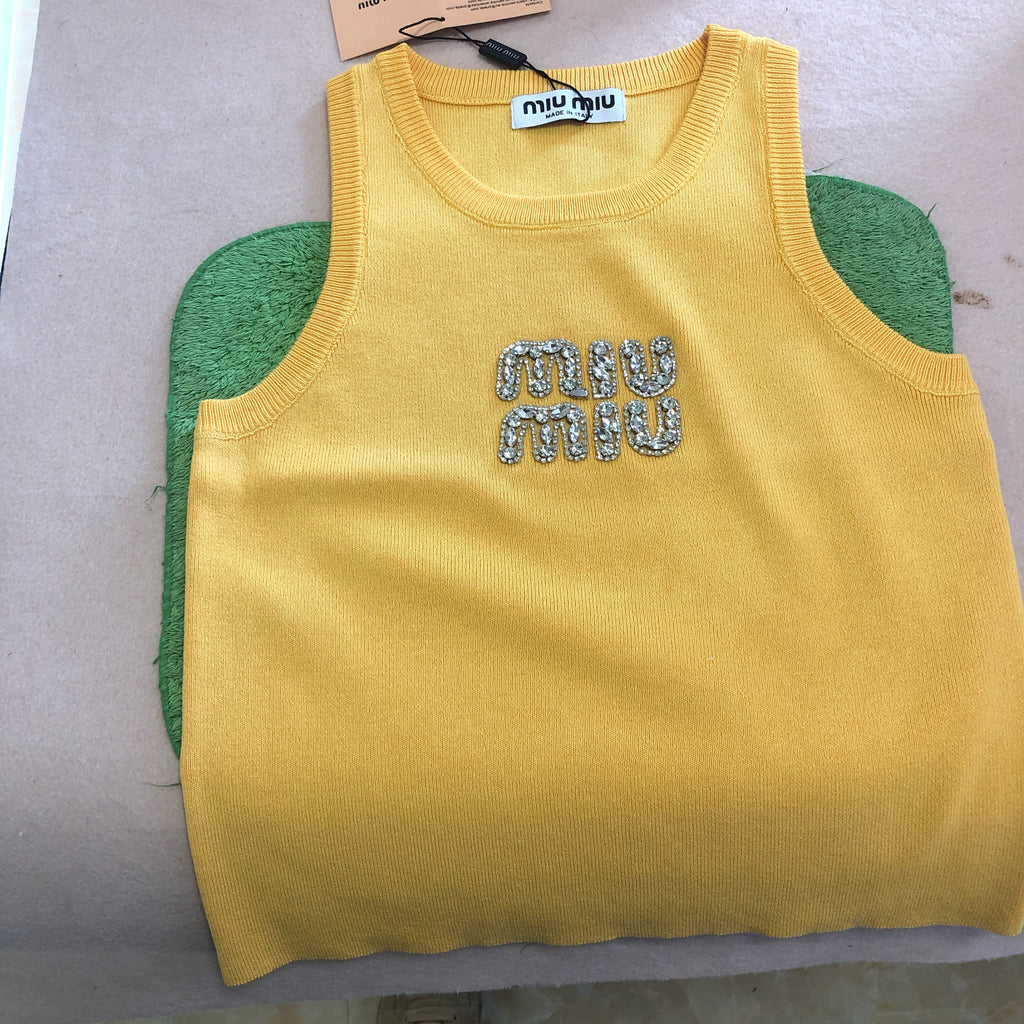 Fashion tank top miu miu and T-shirts new