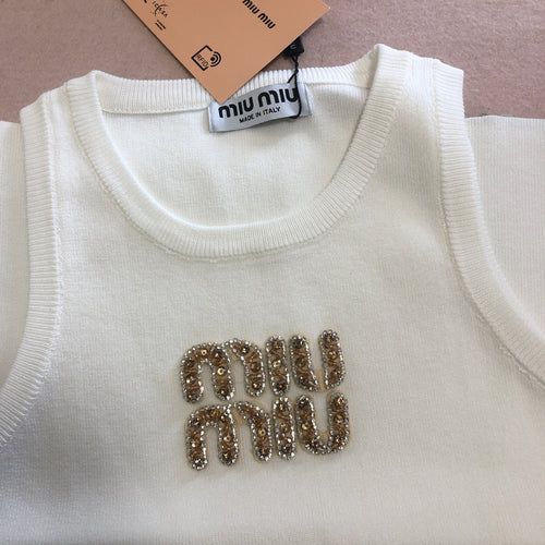 Fashion tank top miu miu and T-shirts