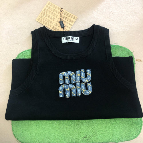 Fashion tank top miu miu and T-shirts