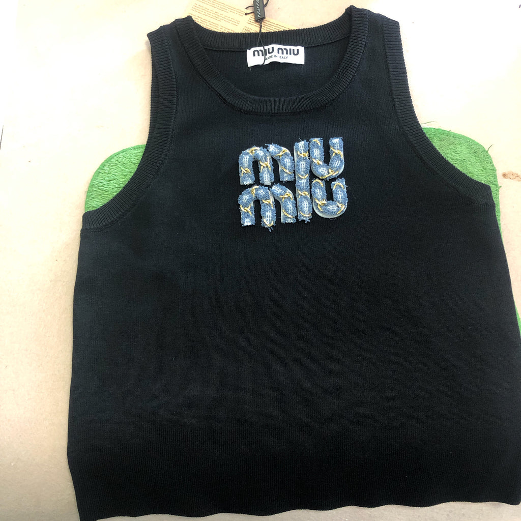 Fashion tank top miu miu and T-shirts