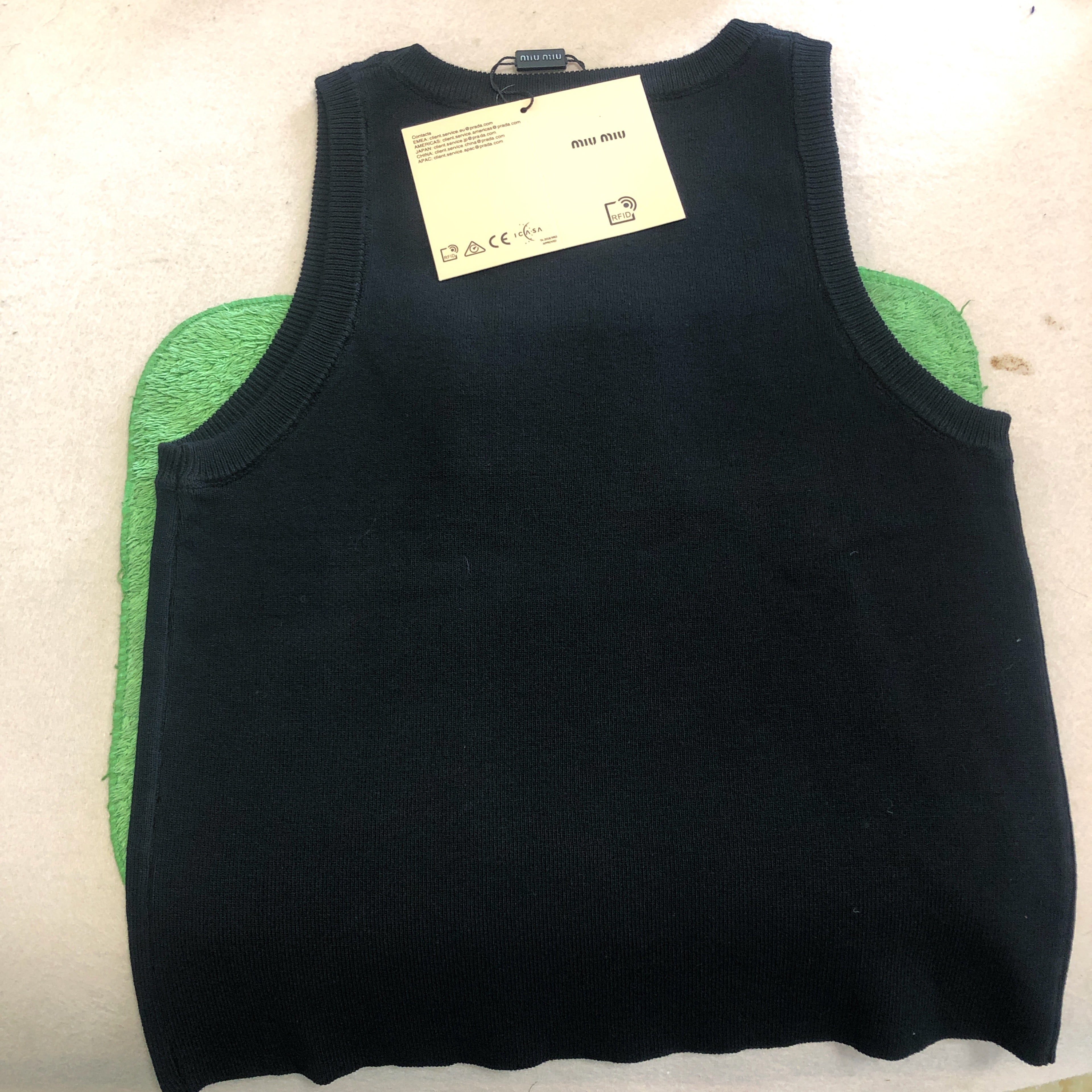 Fashion tank top miu miu and T-shirts