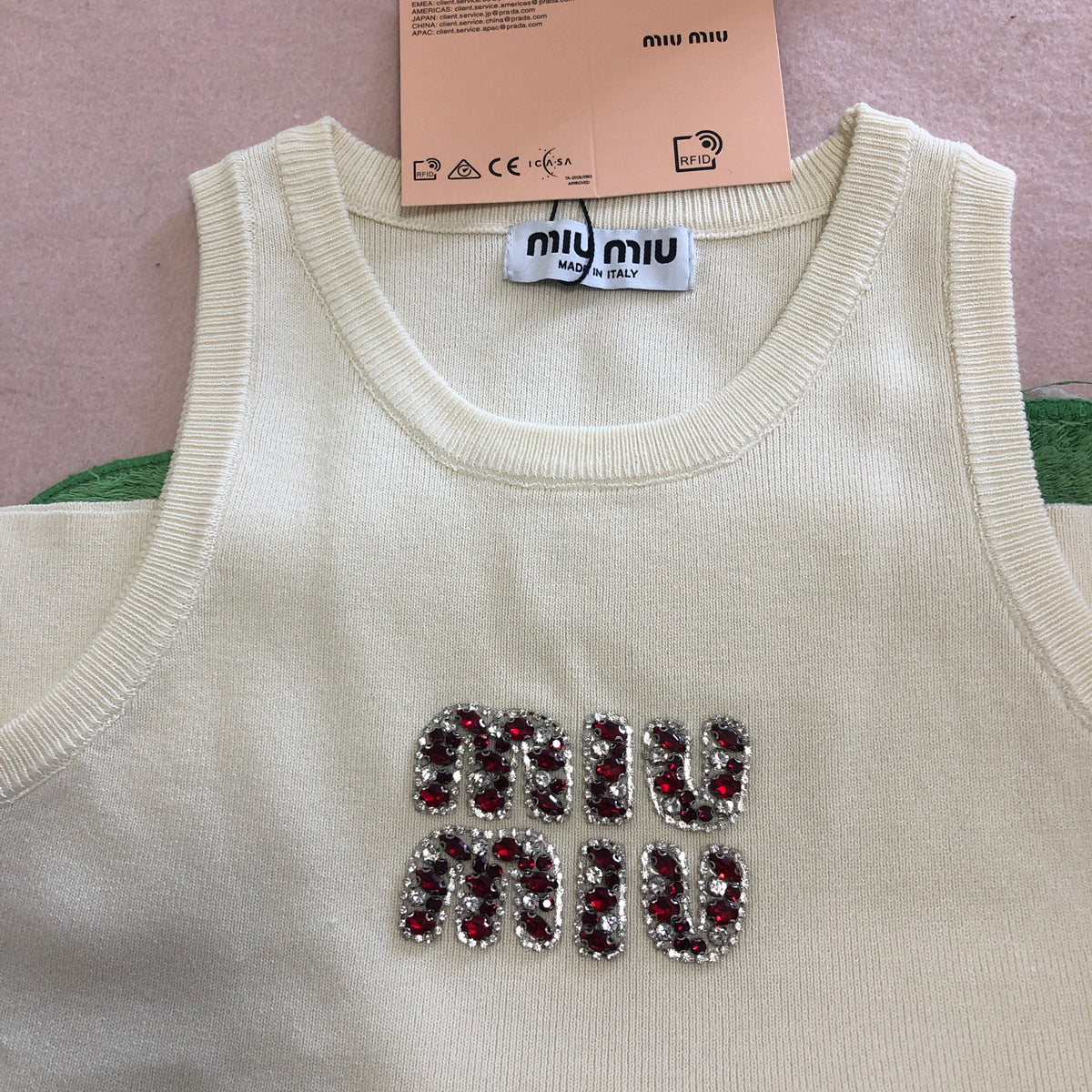 Fashion tank top miu miu and T-shirts new