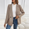 Amsoin Plaid Blazer