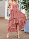 Amsoin Irregular Midi Sling Dress