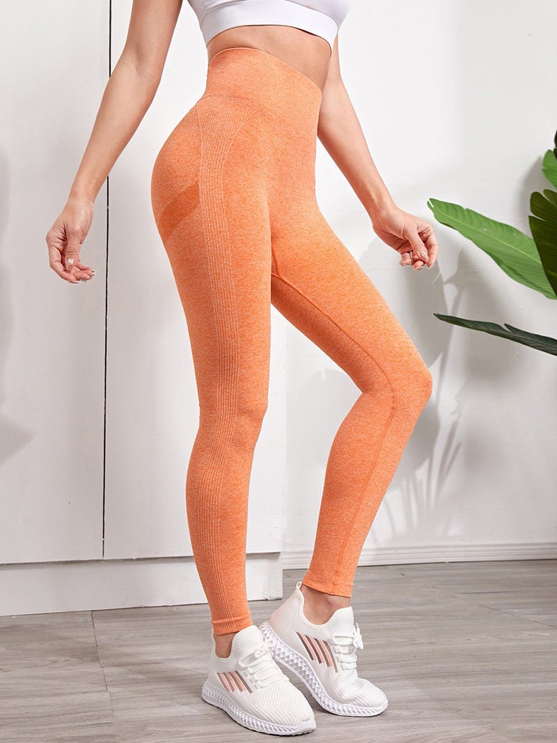 Amsoin Fitness Hip Lift High Waist Seamless Sports Yoga Pants